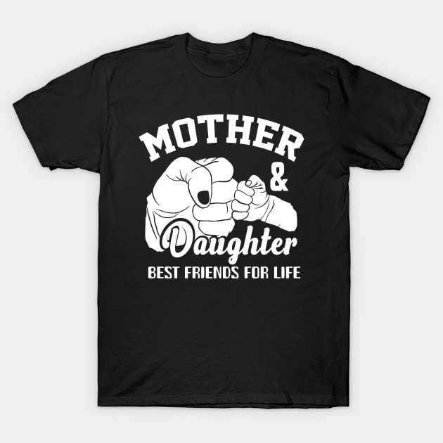 Mother and daughter best friends for life mom T-Shirt by Sky at night